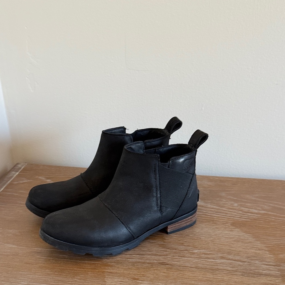 Black Sorel Ankle Boots